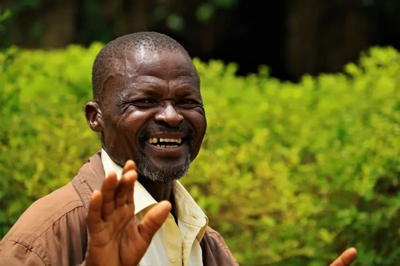 Samuel Mensah, whose family house in Osu was rewired