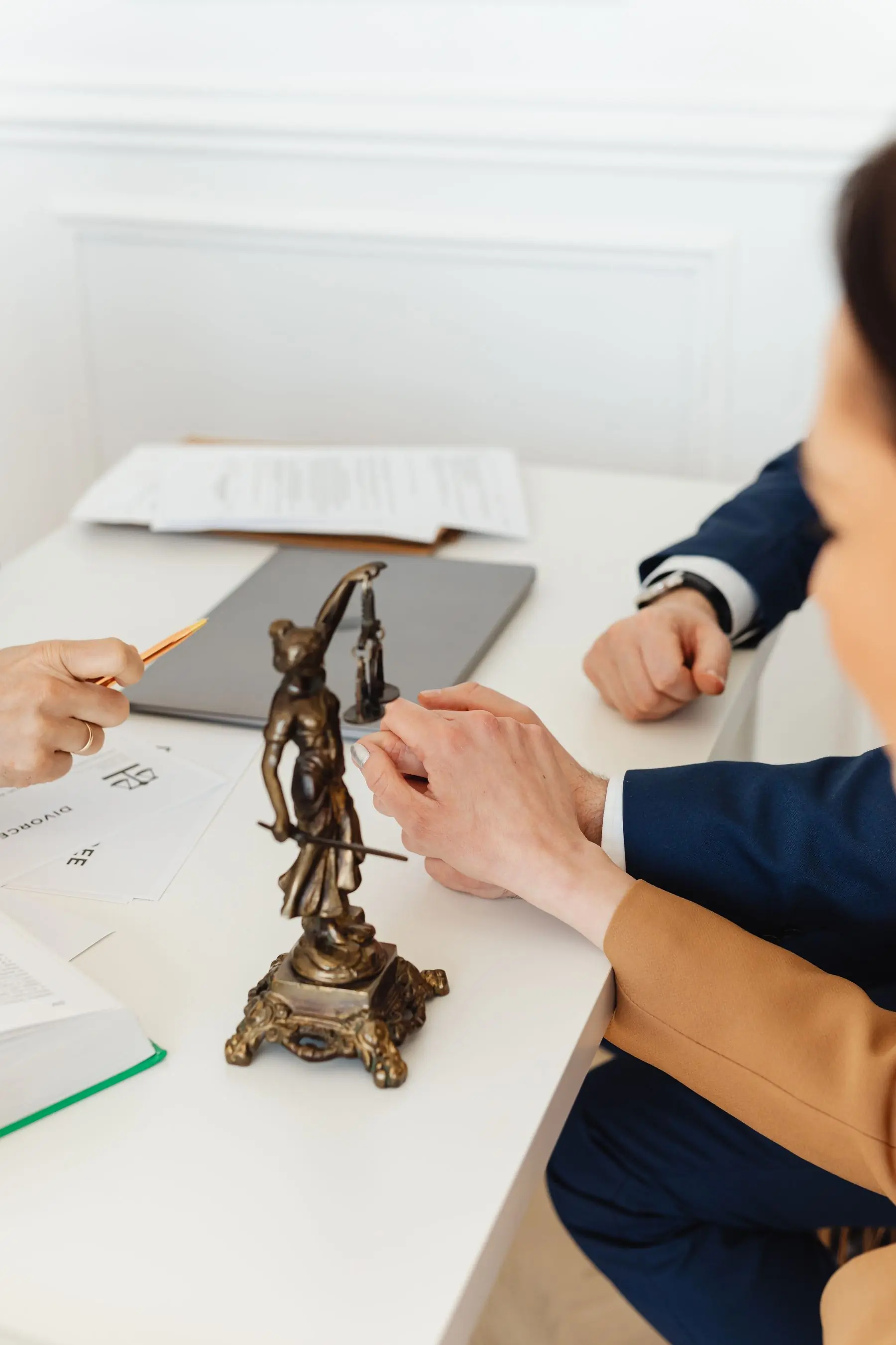 A mediation session at the firm