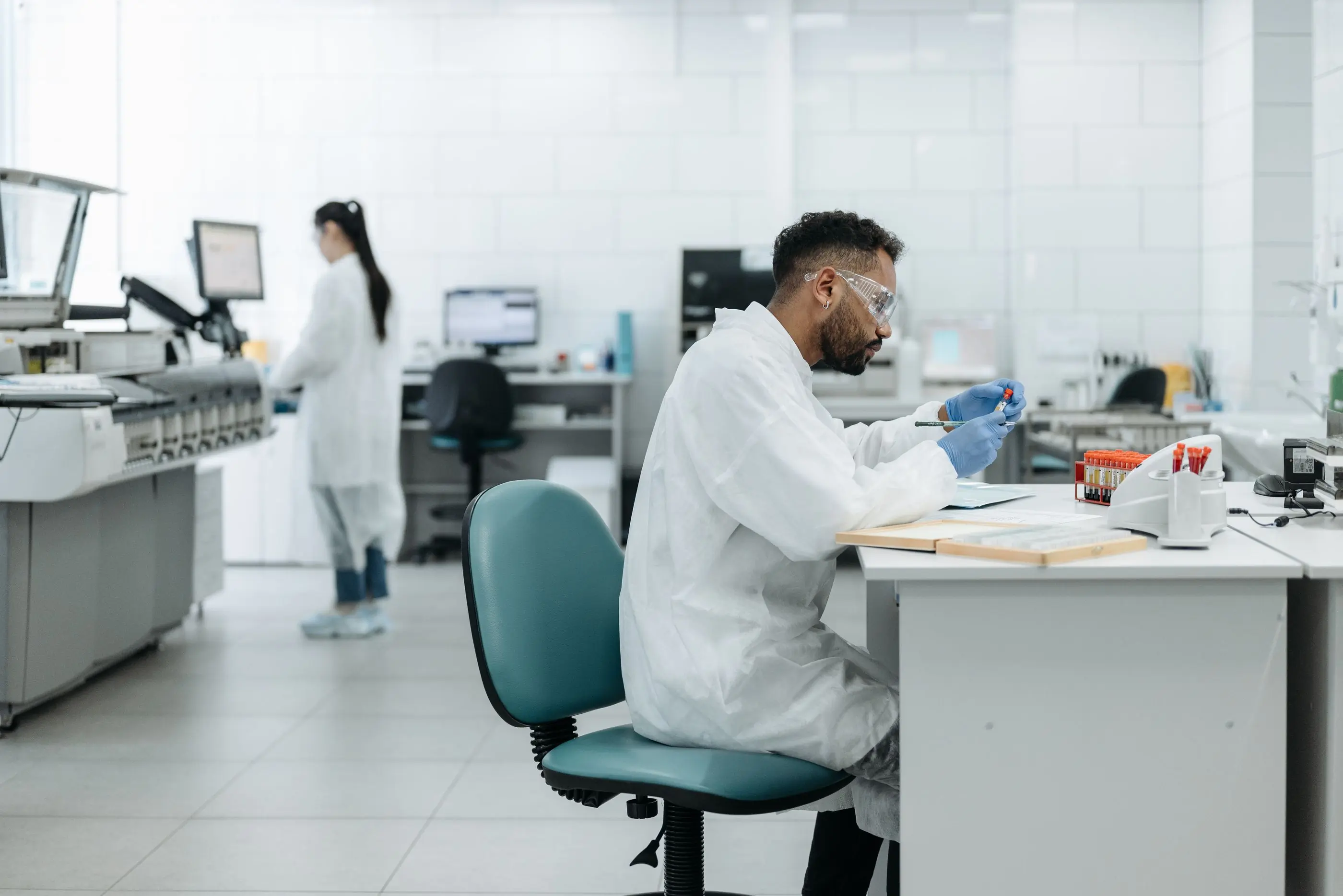 The main laboratory floor at Spintex