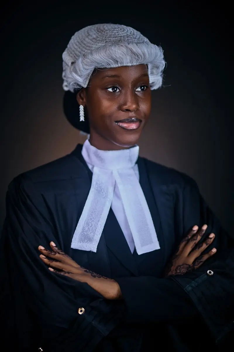 Ama Serwaa Boateng in barrister's robes