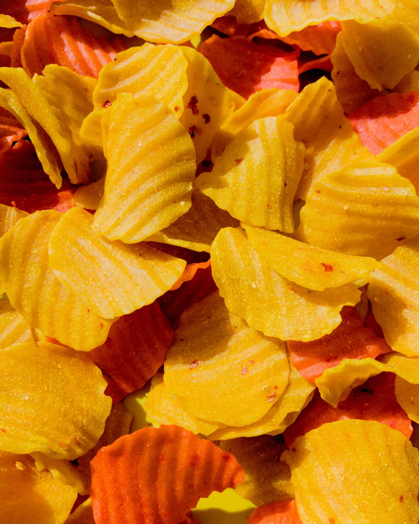 A golden baked chip