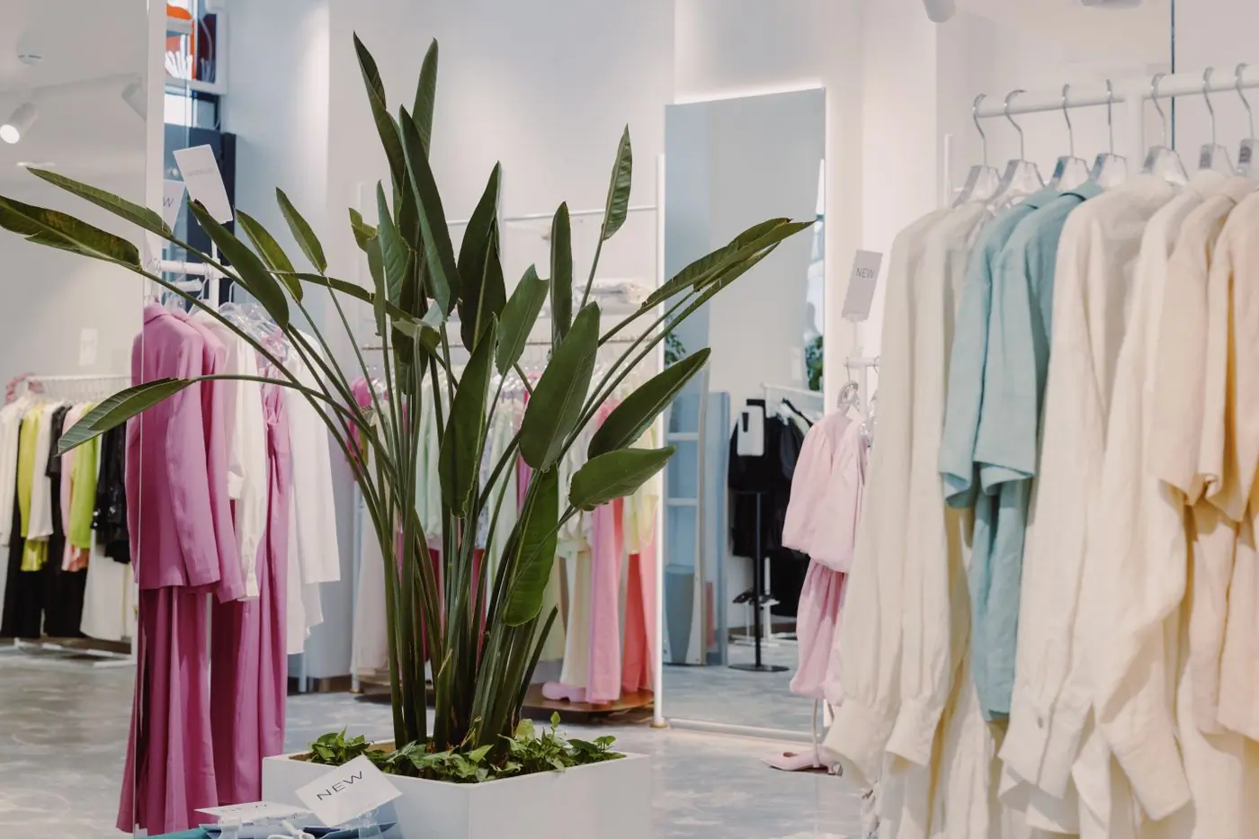 A bright retail floor after a Handy fit-out