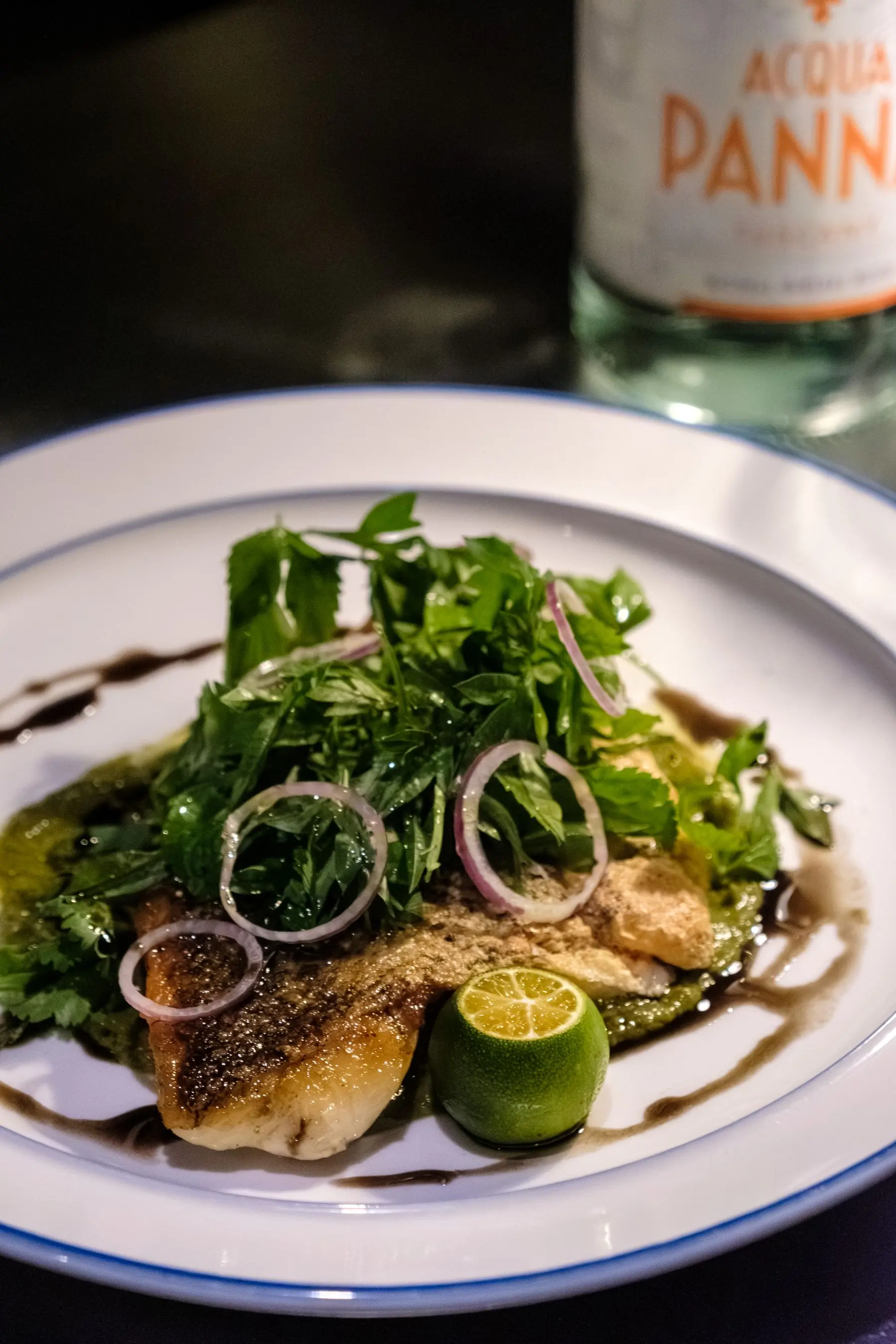 The garden plate, dressed with lime and egusi