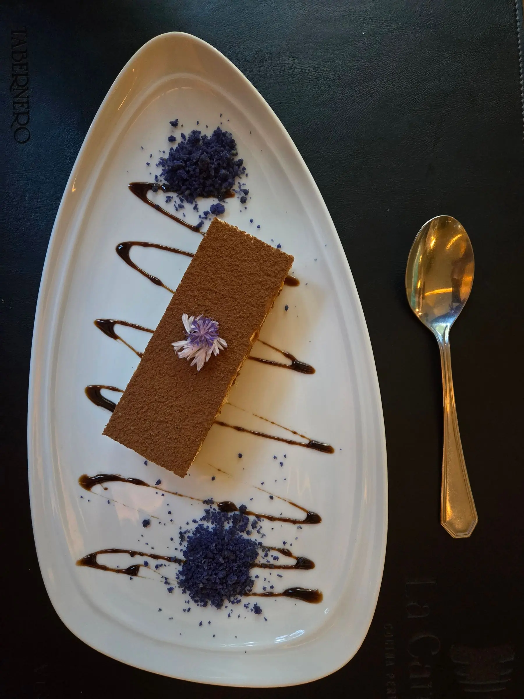Dark chocolate soufflé