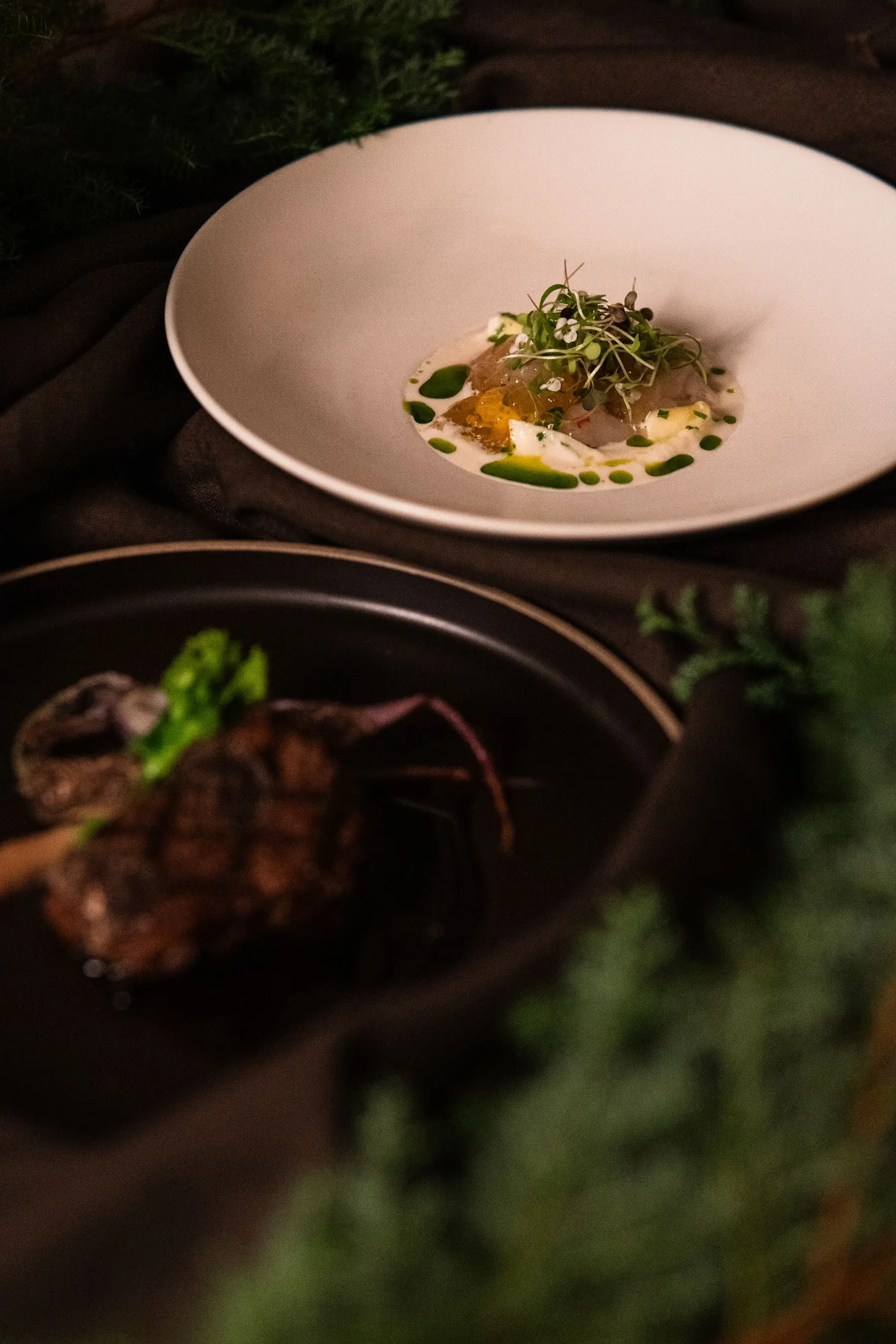 A course from the spring tasting menu