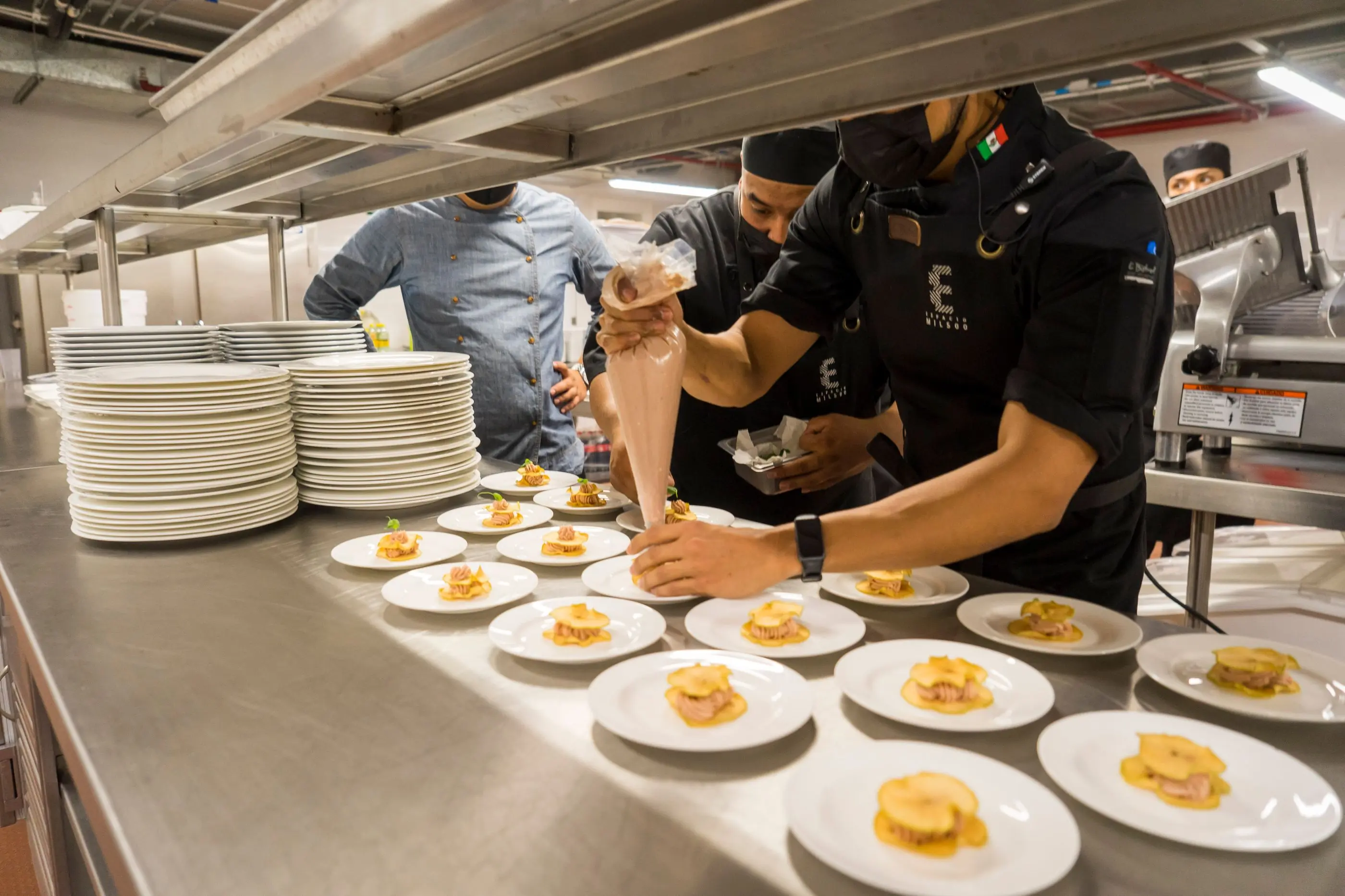 The pass during a Friday service