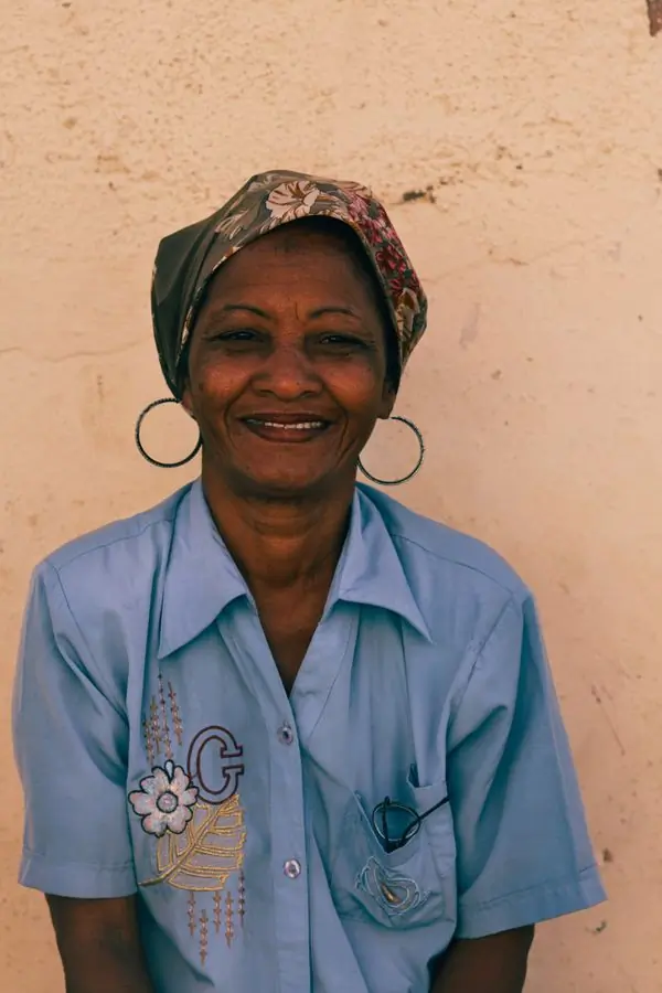 Adzo Mensah, whose father was treated at the centre