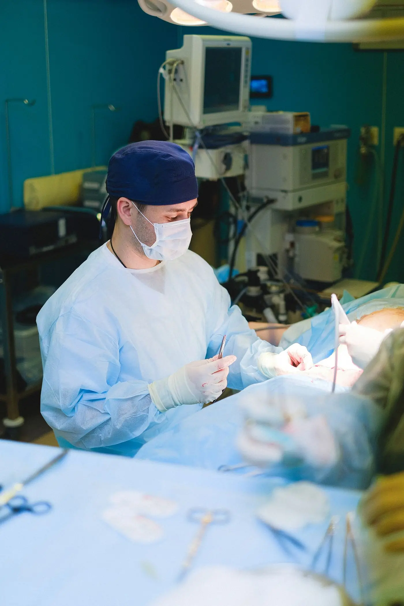 The clinic's minor procedures room